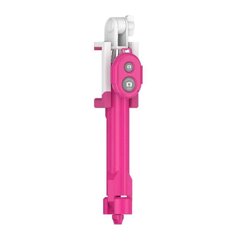 Hot Pink Floveme Телефон Штатив монопод для селфи Bluetooth складная selfiestick для iPhone Android для Samsung Xiaomi Huawei дистанционного Ручной селфи палка монопод For Xiaomi смартфон палка для селфи селфипалка штатив - Цвет: Hot Pink