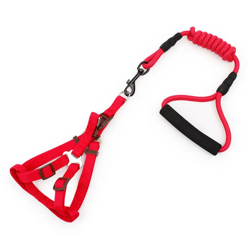 Прочное долговечное поводок со шлейкой для собак набор уютный нейлоновый малых и