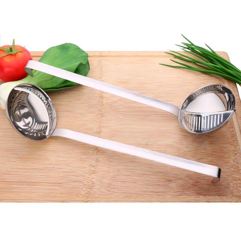 Hoomall толще горячий горшок суп ложка дуршлаг из нержавеющей стали кухонная утварь