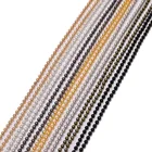 10 млот, Диаметр 1,21,52 мм, черные металлические шарики, цепочки для самостоятельного изготовления браслетов, ожерелий, ювелирных изделий