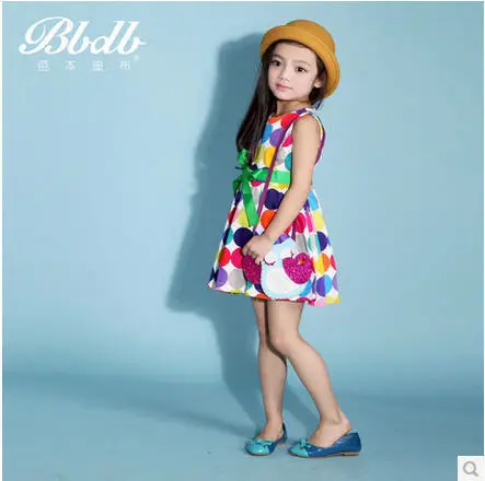 Retail girl princess dress 2014 summer 1pcs baby girls dancing children clothing kids tutu | Детская одежда и обувь