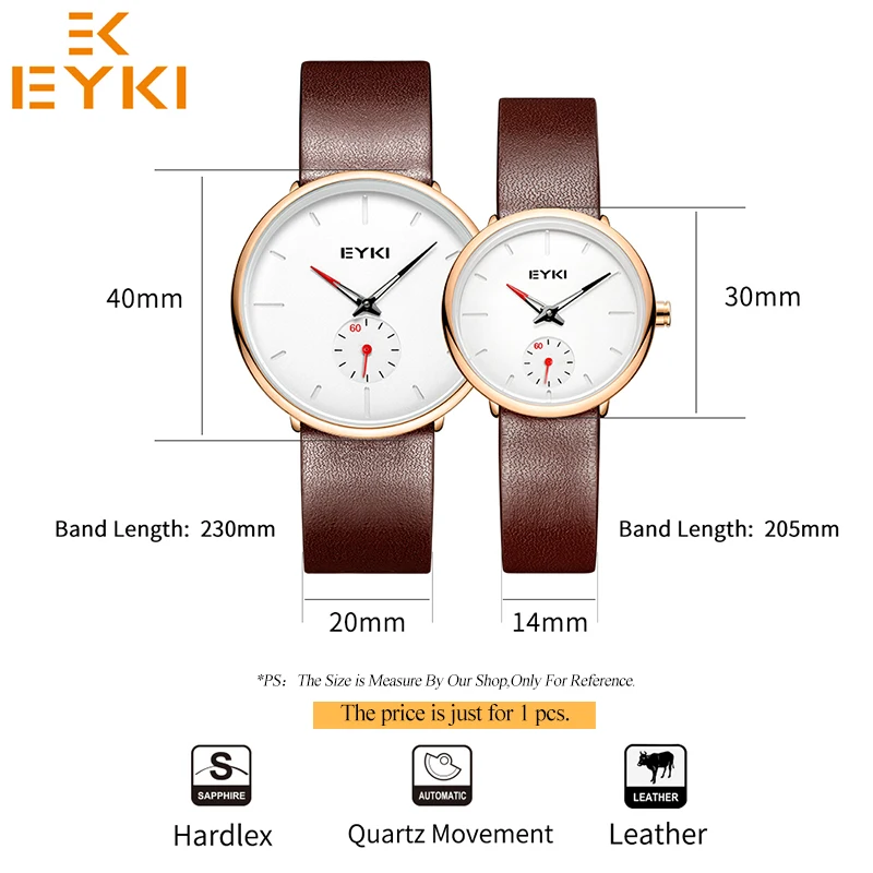 Часы EYKI мужские женские кварцевые водонепроницаемые ультратонкие|me watch|watch brandwatch
