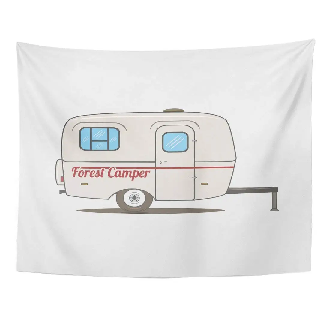 3D гобелен красочный винтажный Rv автомобиль Ретро рекреационный кемпер ВАН