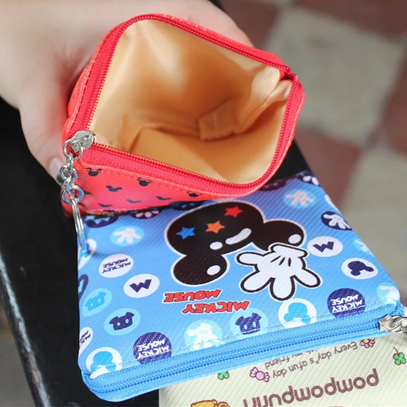 Disney мультфильм Микки Маус короткий женский кошелек девочка игрушка Сумка