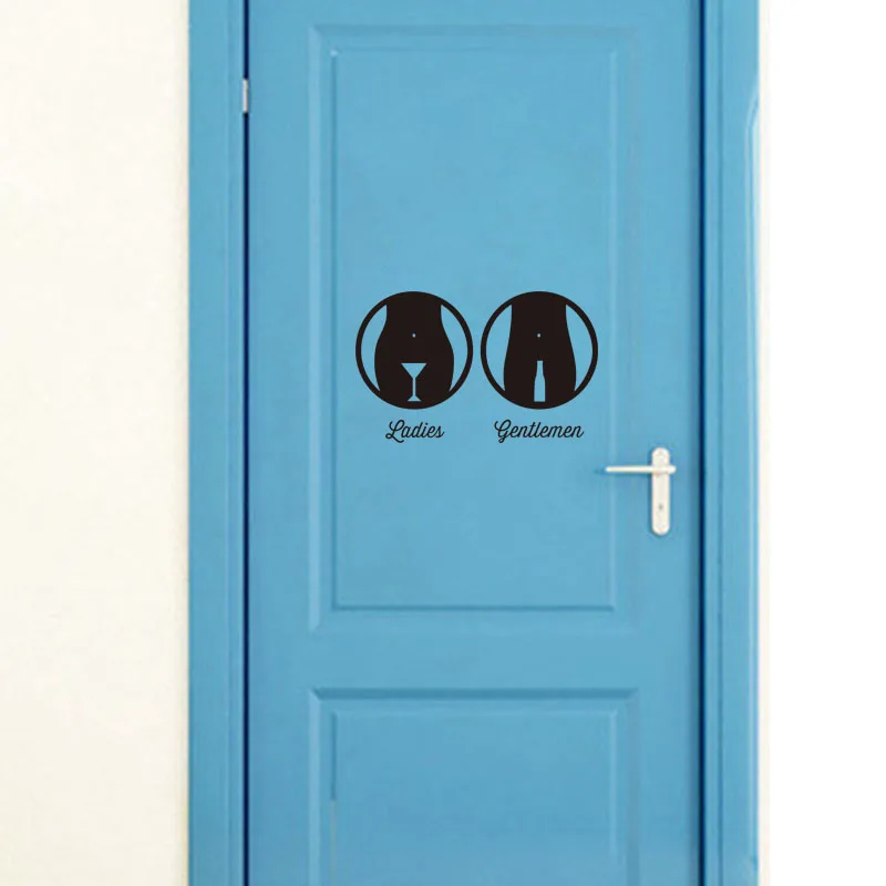 Наклейки забавные для мужчин и женщин виниловые настенные художественные