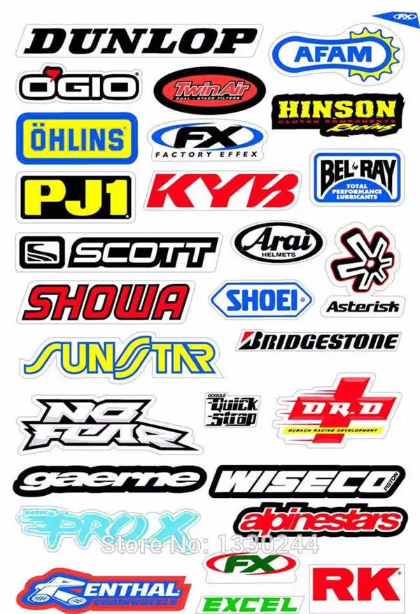 2 шт./лот A4 Размер Akrapovic Aral HRC глянцевая пленка наклейки для мотоцикла велосипеда автомобиля блок Скутер забавные наклейки водонепроницаемый ПВХ