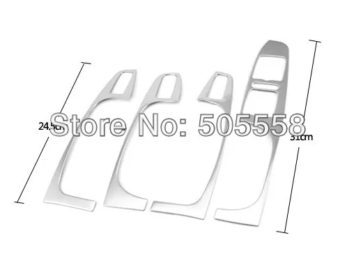 Двери окна переключатель панель отделка наклейка крышка из нержавеющей стали