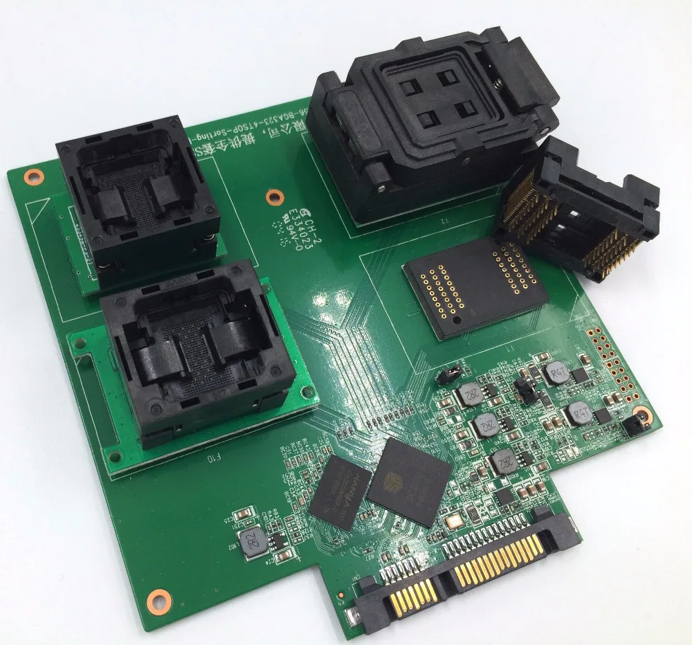 Cartão de Memória Flash para Bga152 Ssd Nand Flash Controlador Sm2256k em Placa Pcb Múltipla Dip48 Socket Tsop48 96 Solução de Teste