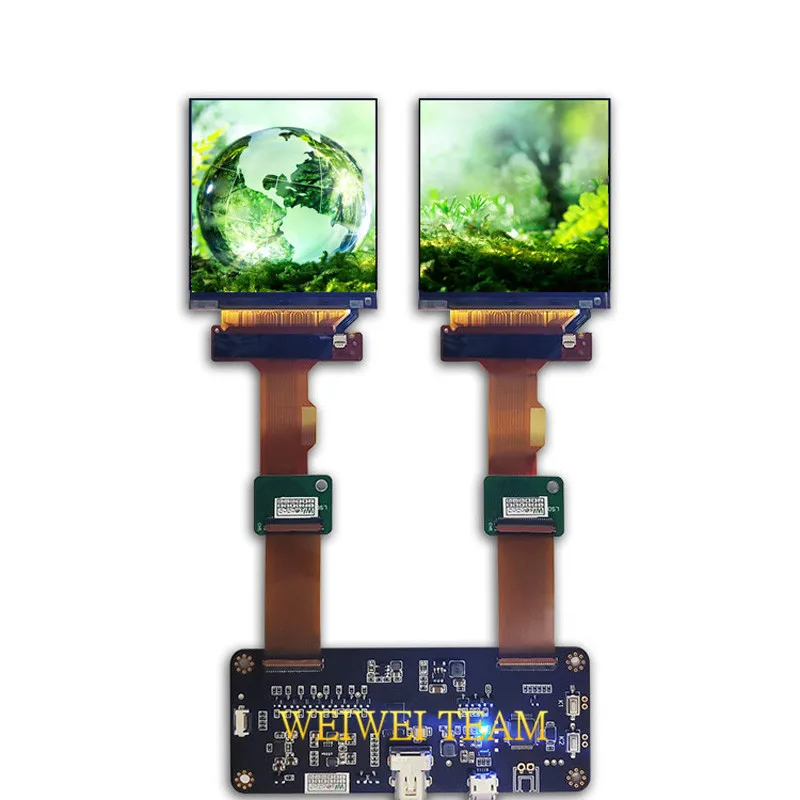 

120Hz LS029B3SX02 2.9 inch 2880*1440 2k Dual Square LCD Displays For VR Headset HMD Panel DP to MIPI Driver Controller Board