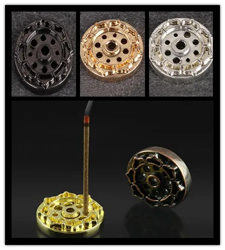 1 шт. Китайский традиционный металлический держатель для горелка лотоса 9