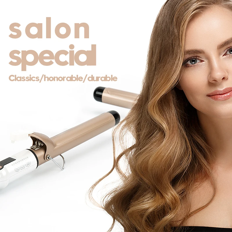 Новинка 2019 настоящие электрические профессиональные керамические щипцы для