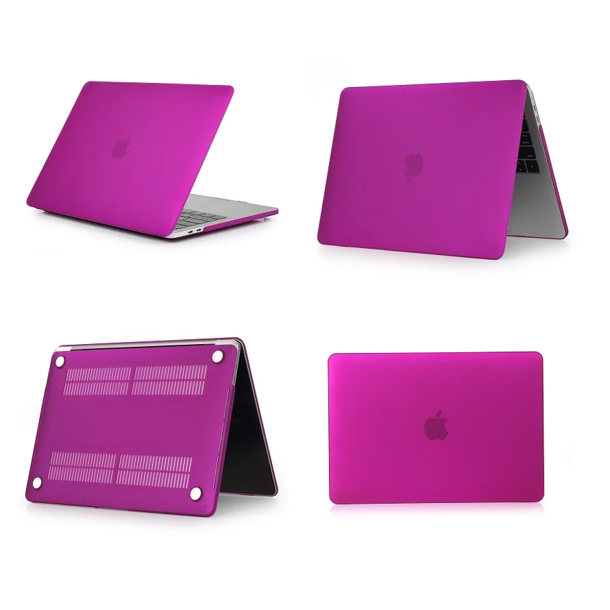 Прозрачный матовый прорезиненный жесткий чехол для Macbook Pro 13 3 15 4 New Retina 12 &quotAir 11 2018