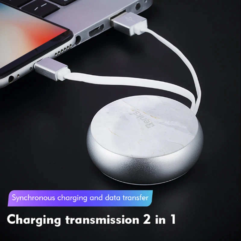 Benks Регулируемый usb-кабель для зарядного устройства 8 Pin Apple IPhone X 10 7 6s 5 ipad Mini Plus