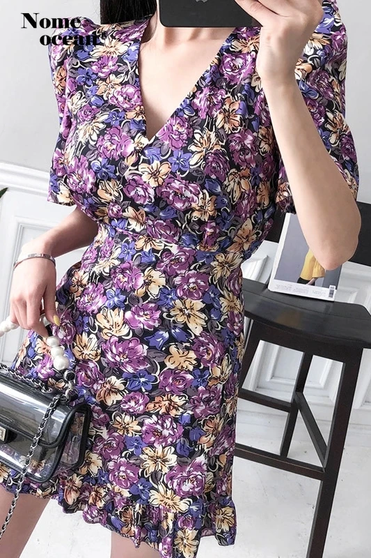 Винтажные богемные платья с цветочным рисунком для девочек мини платье