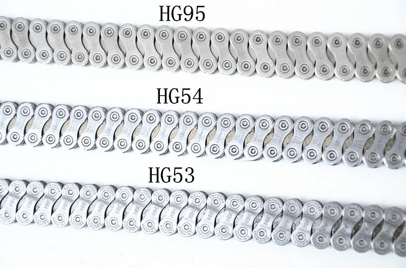 Оригинальный катушки SHIMANO цепи HG53 HG74 HG95 HG54 HG601 UG51 на возраст 8 9 10 11 Скорость 110 112 108