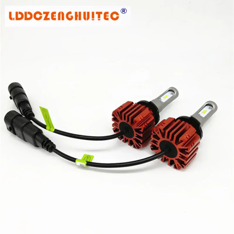 

LDDCZENGHUITEC Headlights H1/H3/H4/H7/H11/H13/9005/9006 9004 9007 9012 880 881 LED Car Headlight Bulb 50W 8000LM 6500K Auto Led