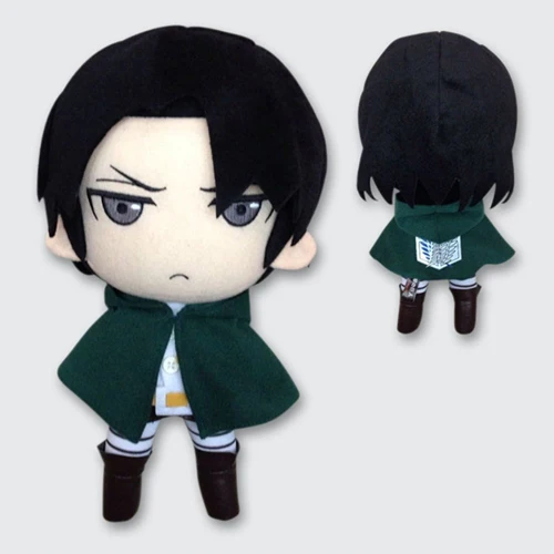 30 см аниме атака на Титанов плюшевые Shingeki No Kyojin Levi Rivaille фигурка Плюшевая Кукла Мягкие игрушки подарки мой герой