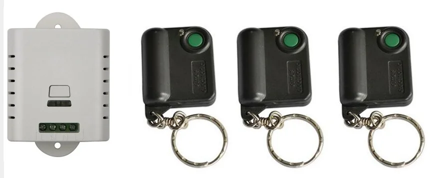 AC85V 110V 120V 220V 250V 1CH пульт дистанционного управления гаражной дверью RF беспроводная система управления фотоэлементами 3X передатчик + 1 X приемник