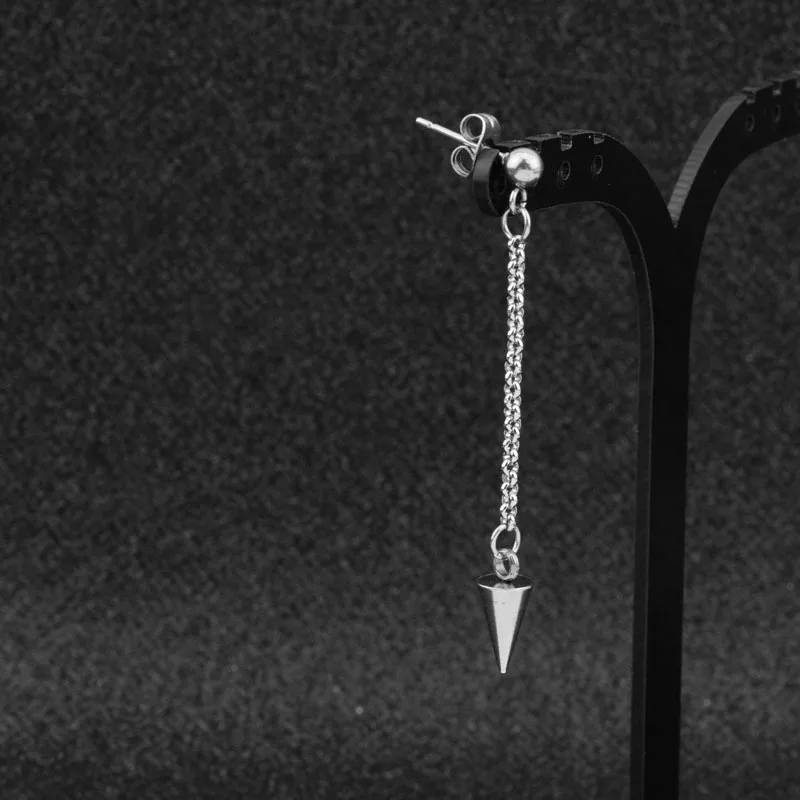 Stud earring Устанавливать модные личность Круг Круглый сережки-крестики для Для мужчин падение серьги панк-рок Стиль мужской Для мужчин серьги EH8 - Окраска металла: Stud earring