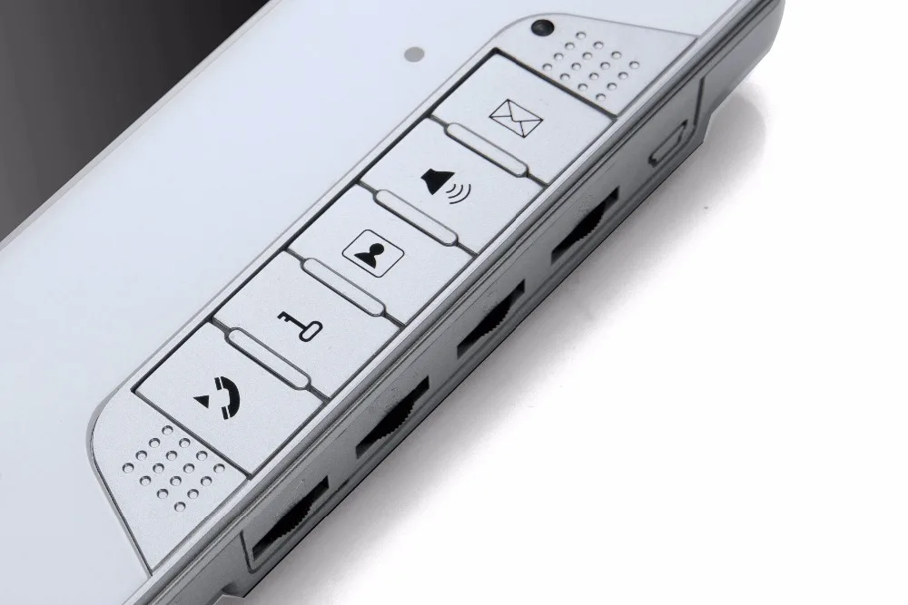 SmartYIBA 7 inch Video Intercom Doorbell Camera System Video Door Phone Outdoor camera with 5 button for Apartment