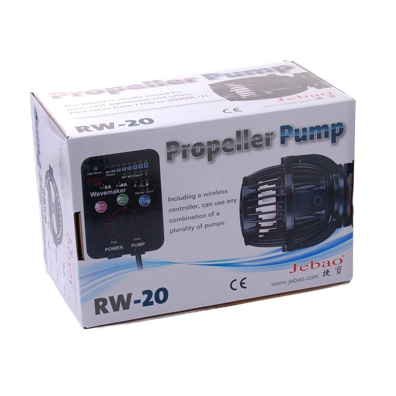 110~240V JEBAO RW-4 RW-8 RW-15 RW-20 Aquarium Wave Maker Propeller Pump with Wireless Controller for Fish Tank Marine Reef |