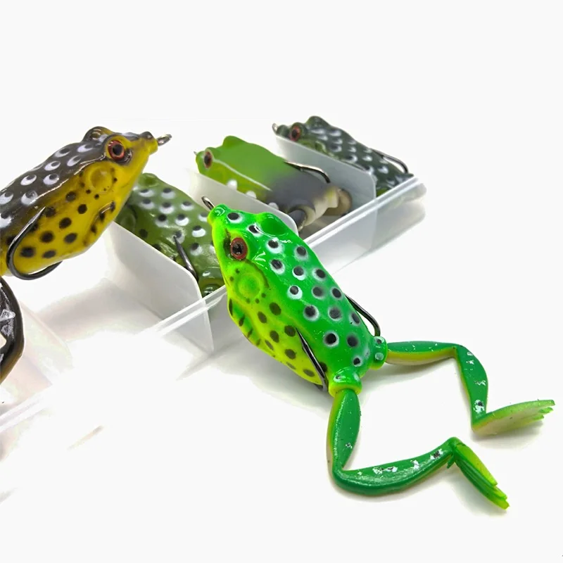 5 шт./кор. см 15 г лягушка рыболовные приманки комплект Snakehead заманить ливневый
