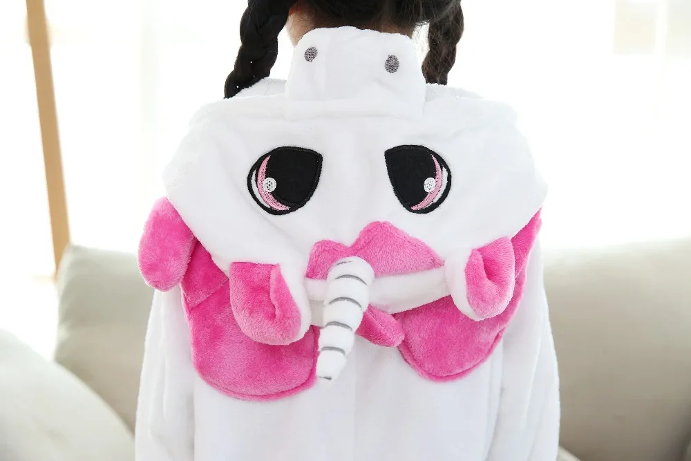 Kigurumi/зимняя Пижама для детей; Детский костюм с единорогом и животными из мультфильмов для девочек; комбинезон для мальчиков; одежда для сна; комбинезон для детей 4, 6, 8, 10, 12 лет