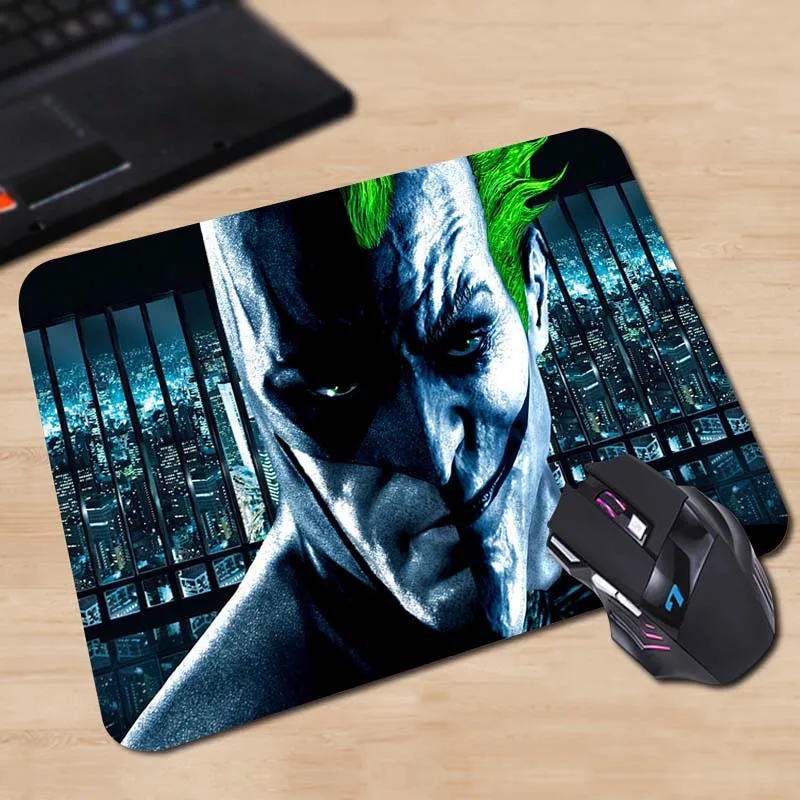 25x29cm Babaite печать игровой Мышь колодки Новые противоскользящие портативных ПК Прохладный Высокое качество аниме мультфильм половина Бэтмен Джокер Уход за кожей лица Коврики для мыши - Цвет: 25x29cm