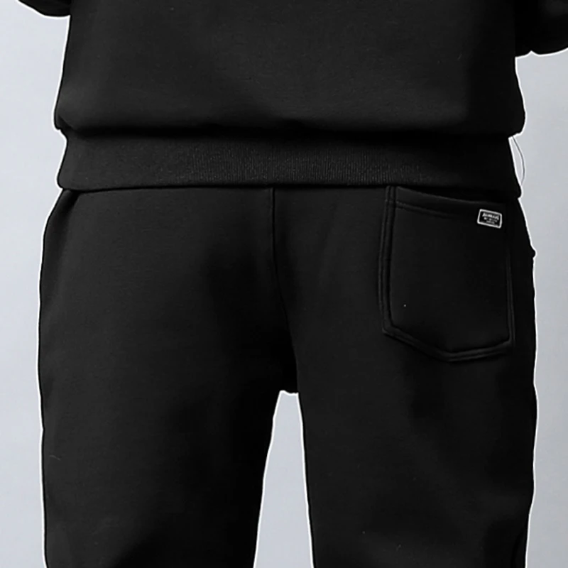 2018 модный весенне-осенний мужской спортивный костюм куртка + штаны тренировочный