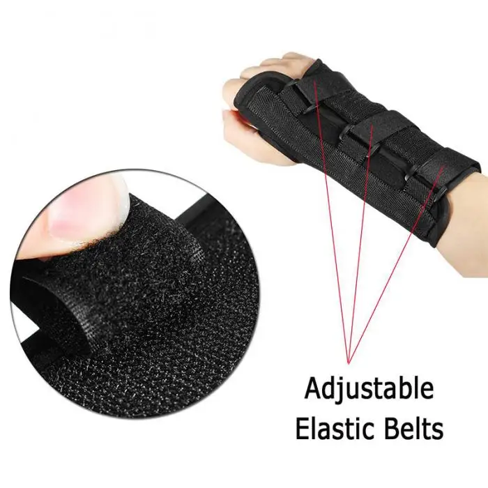 Carpal тоннель поддержка запястья колодки Brace Sprain шина для предплечья защитный ремень LMH66