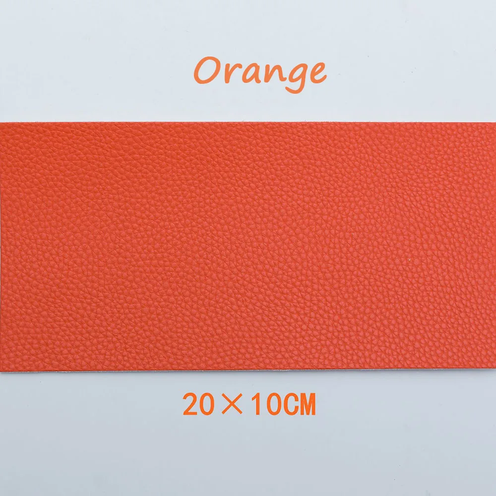 Orange ZOTOONE 13 Цветов самоклеящиеся нашивки из искусственной кожи свободный крой DIY тканевая наклейка ремонт кожаный диван автомобильное сиденье кожаная сумка Украшение кровати E - Цвет: Orange