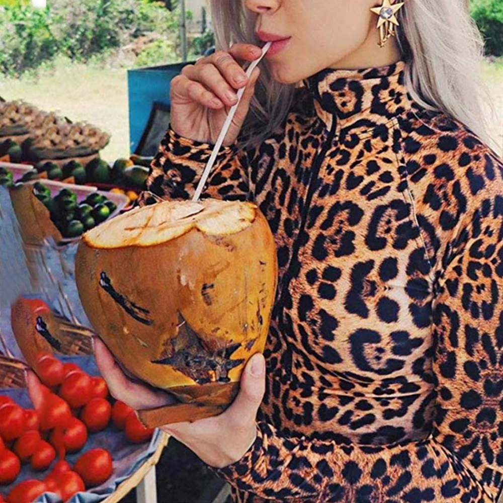 NIBESSER пикантные леопардовые комплект для женщин Сексуальная Bodycon Тощий средства