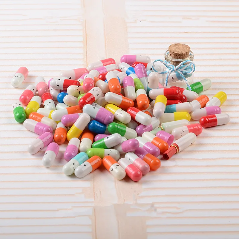 

1000 X Message In A Bottle Capsule Letter Cute Love Friendship Color Pill Gift (Sends Randomly)