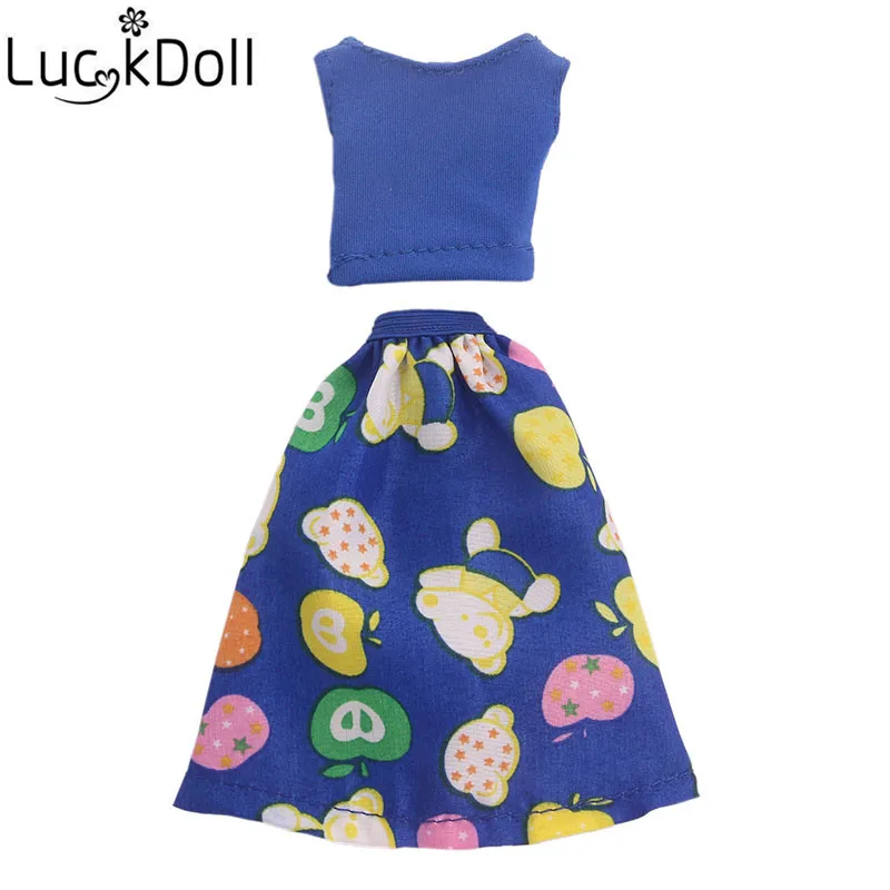 LUCKDOLL 12 комплектов модных вечерних платьев размер 11 8 дюйма аксессуары для одежды