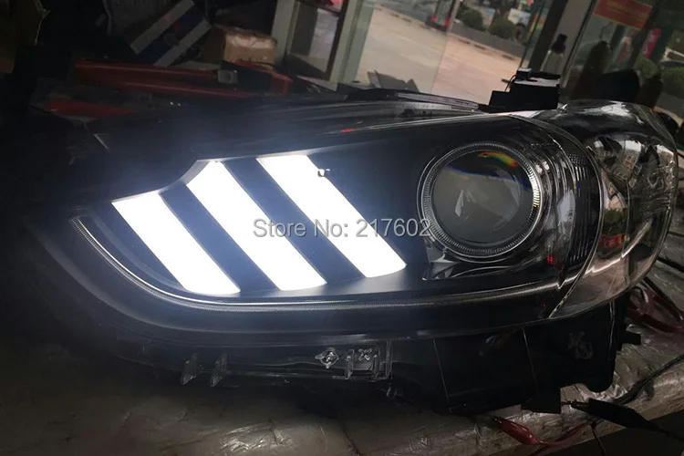 

for Mazda 6 ATENZA Headlights with LED Turn light 2014 year V2 version with Chrome bar LD