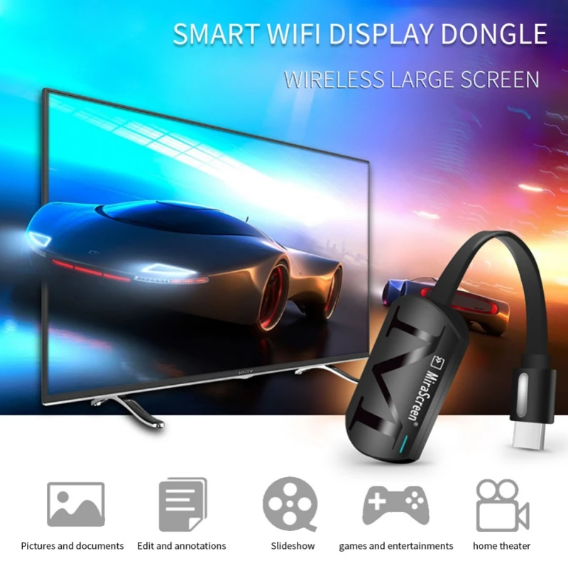 G4 tv Stick Dongle Anycast Cast HDMI WiFi Дисплей приемник Miracast Google Chromecast 2 Мини ПК Android tv|SmartTV-стики и