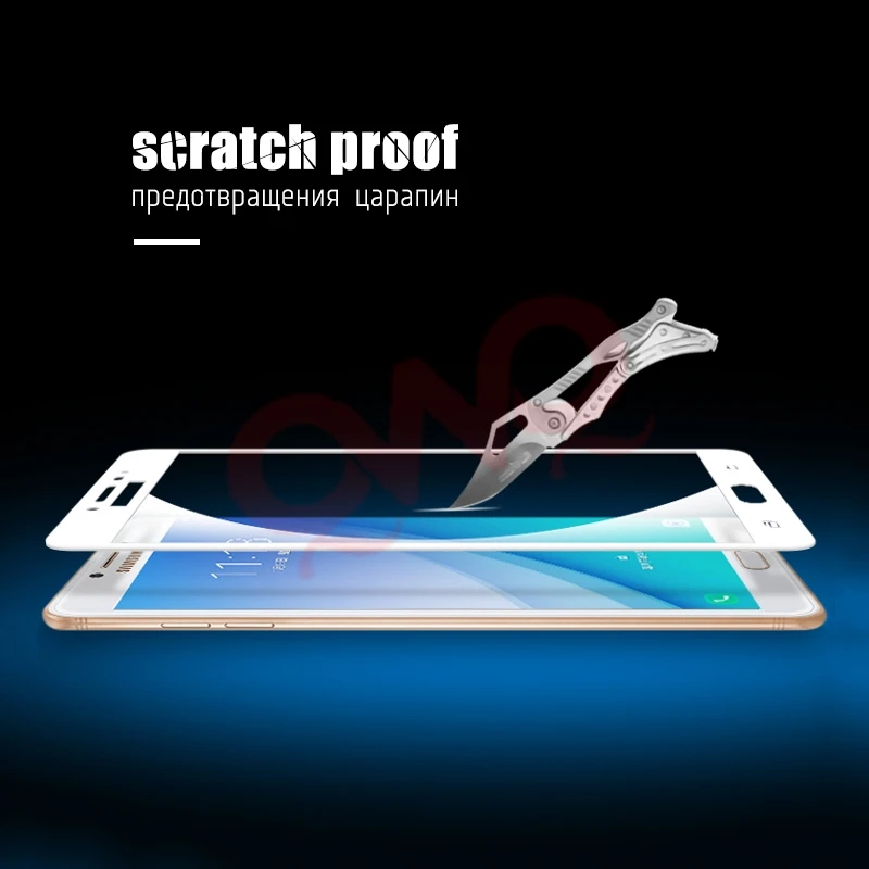 Tempered Glass For Samsung Galaxy A3 A5 A7 2016 2017 glass Full Cover Protective J5 J7 J2 Prime Screen Protector | Мобильные