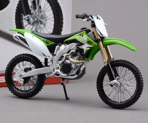 Коллекционные Moto 1/12 Весы литья под давлением Kawasaki KX450F модель мотоцикла DIY