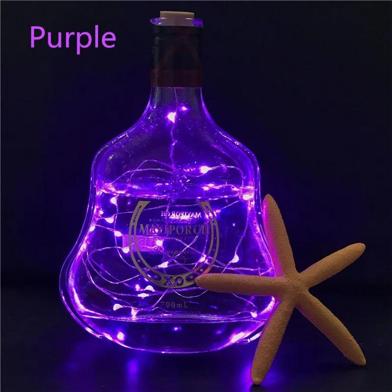 

Wine Bottle Cork Shaped String Light 2m 20 LED Night Fairy Light Lamp Xmas for Christmas, Party,Wedding holiday decoration