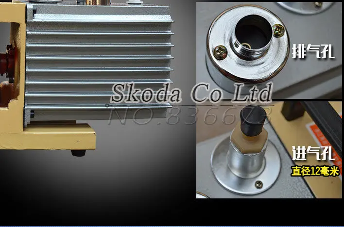 Прямой двухступенчатый поворотный воздушный вакуумный насос с лопастями