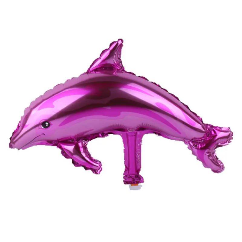pink TSZWJ новые мини океанские животные алюминиевые праздничные воздушные шары для вечеринки, украшения на день рождения, игрушки - Цвет: pink