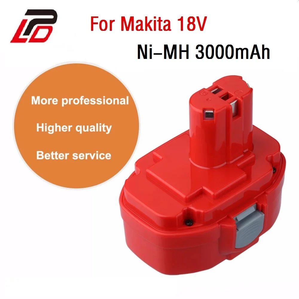 Перезаряжаемый аккумулятор Ni MH 18 в 3000 мАч для Makita 1822 1823 1834 1835 BMR100 SC190DWDE 4334D 5026DA