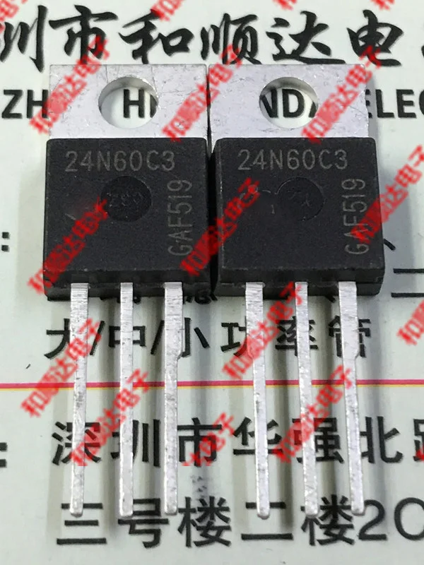 5 шт./партия, 24N60C3 SPP24N60C3 TO-220, новинка