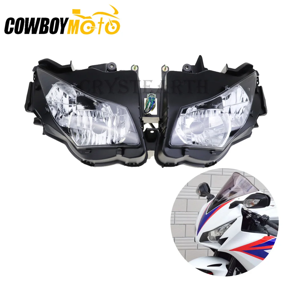 

Фара мотоцикла головной свет лампы в сборе комплект для Honda CBR1000RR CBR 1000RR 2012 2013 2014 2015 мотоцикл части фары