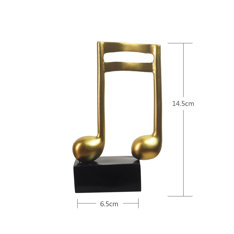 Современная музыкальная нотка небольшие украшения из смолы Искусство и ремесла