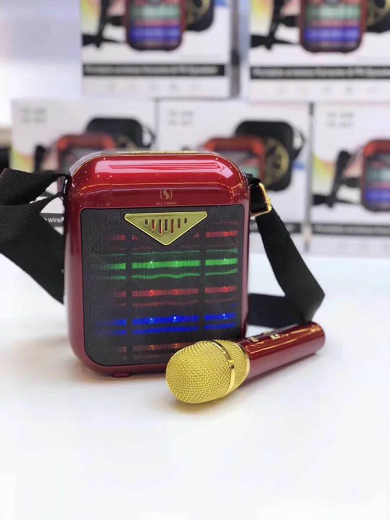 A21 Портативный Беспроводной караоке и акустическая Bluetooth MicroSD (TF) гнездо карты