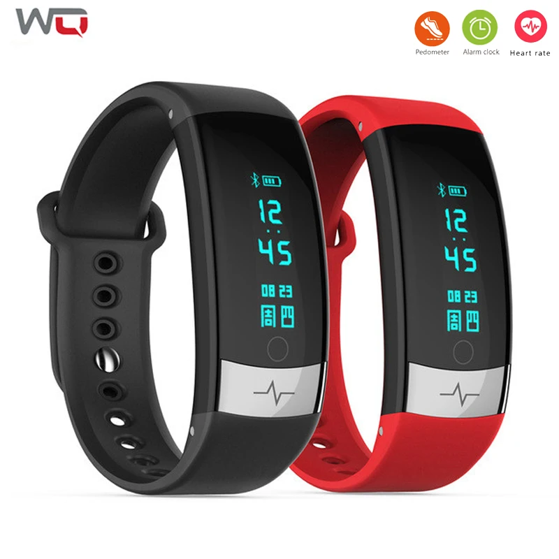 WQ QS03 умный Браслет Фитнес трекер крови Давление монитор сердечного ритма Smartwatch