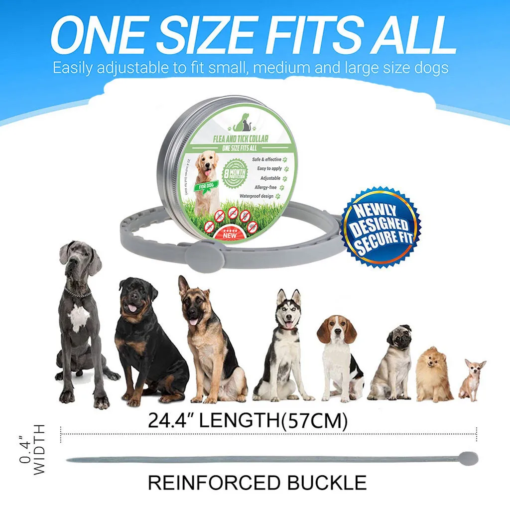 Dropshipping 2019 Bayer Seresto Flea Prevention Collar for Dogs Cats Up To 8 Month And Tick Insect Control 57CM long | Дом и сад