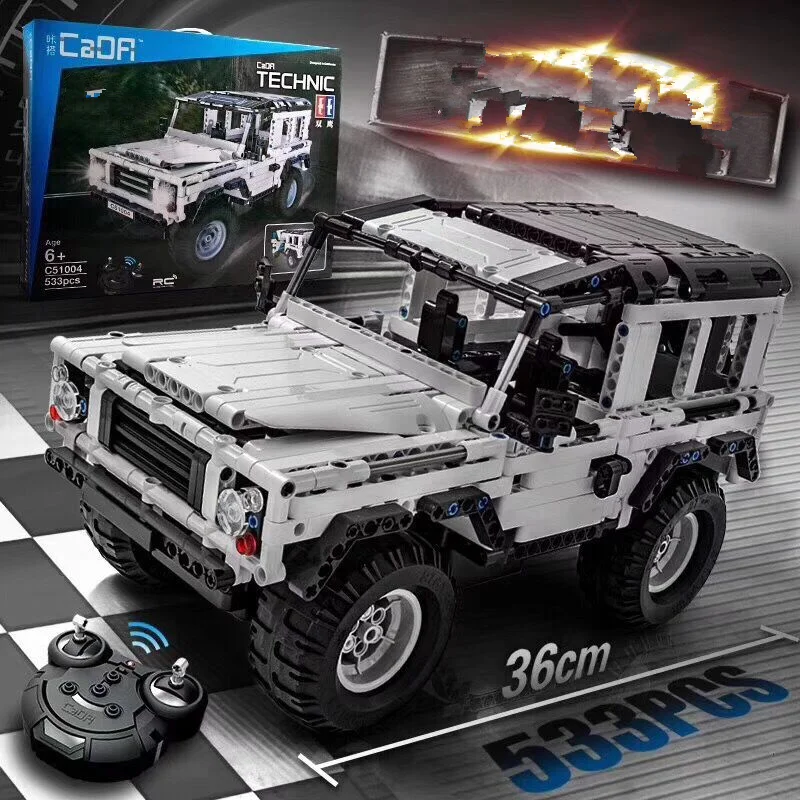 553 шт. серии Technic Defender RC модель внедорожника DIY строительные блоки машины