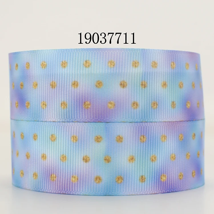 50 ярдов красочные ленты звезда шаблон печатных grosgrain Цветочная лента 19037707 - Цвет: 19037711